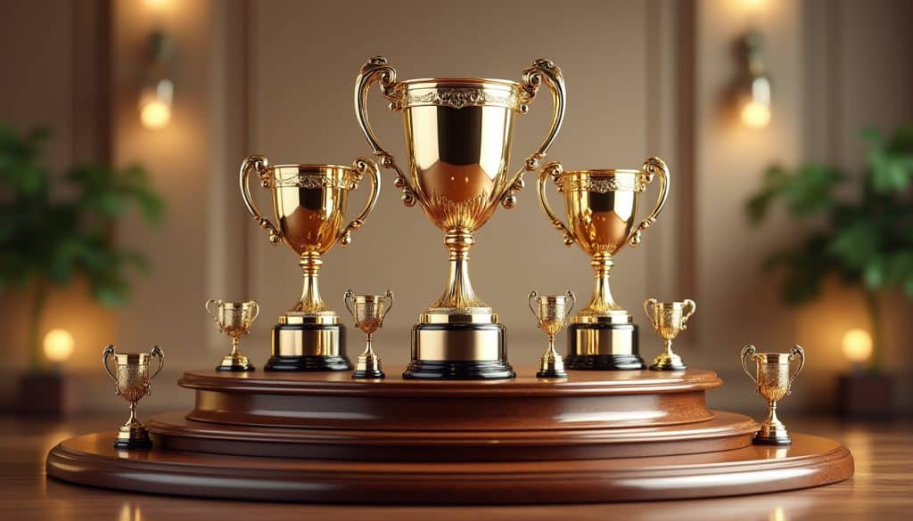 Trophées majeurs et trophées mineurs : la hiérarchie implicite